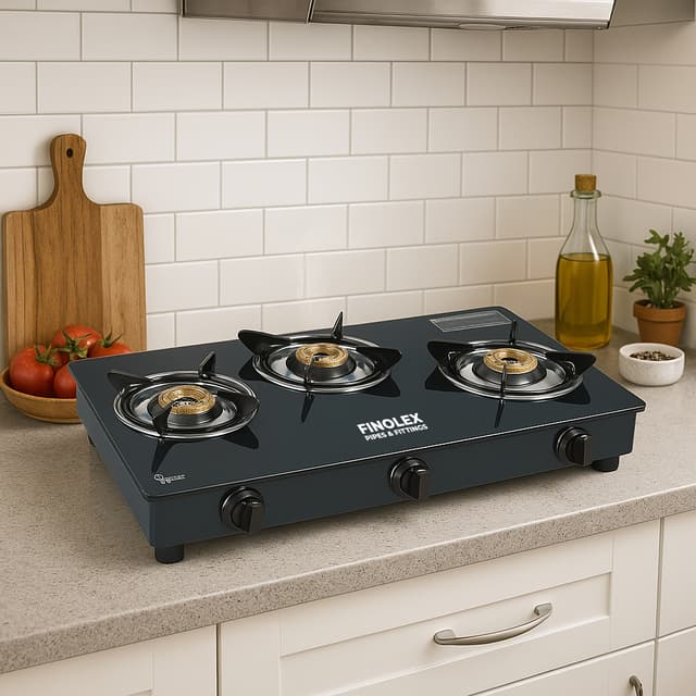 Gas Stove with 3 Burners